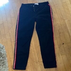 SUNDRY
Navy corduroy with pink and red stripe
Size 27
Super soft and comfy